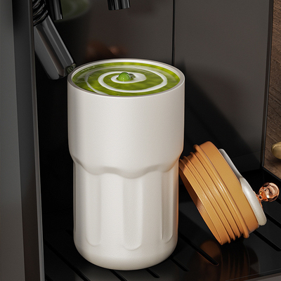 Empresa personalizada 316 de acero inoxidable taza de café aislada con pantalla digital