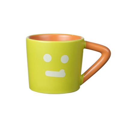 Taza de café de cerámica de gran capacidad con bloqueador de color de Acción de Gracias Taza creativa para oficina