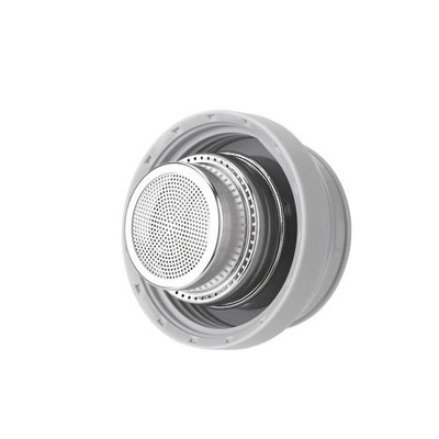 Copo de filtro de té de doble vidrio Gris Producto de oficina profesional con serigrafía