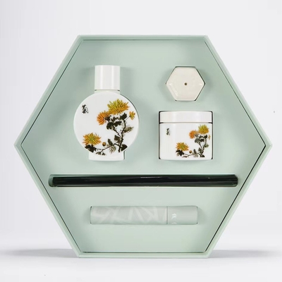 Conjunto de aromaterapia de vidrio sin humo caja de regalo para el hogar