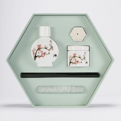 Conjunto de aromaterapia de vidrio sin humo caja de regalo para el hogar