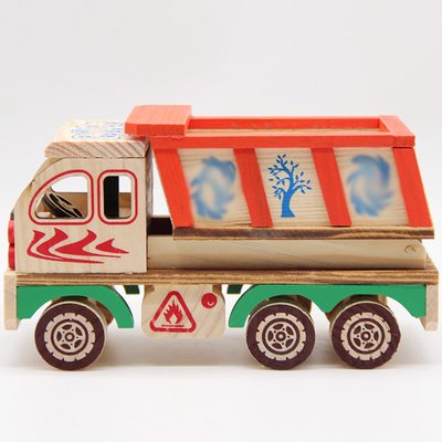 Modelo de coche de aletas de madera ideal para decoración del hogar y ocasión de Acción de Gracias