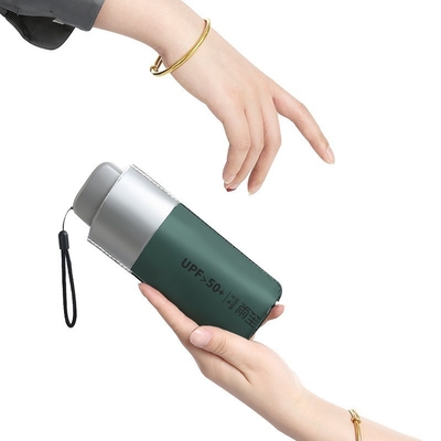 Mini Titanio Plata 50% Plegable sombrilla de bolsillo regalo de bienestar para empleados para todas las ocasiones