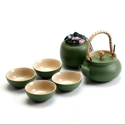 Tazas de té caseras de diseño único y juegos de té de montaña remotos como regalos