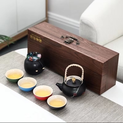 Tazas de té caseras de diseño único y juegos de té de montaña remotos como regalos