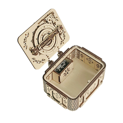 Hotel y Resort 3D Puzzle de cuentas de madera caja de tesoros Ornamentos Regalos hechos a mano