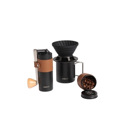 1 Impresión de gráficos a color Conjunto de café de automóvil portátil para colección y campamento al aire libre