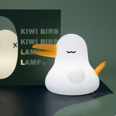 Qiyi Bird Lámpara de silicona de doble tono de luz de protección ocular Actividad nocturna de luz con regalo de mano