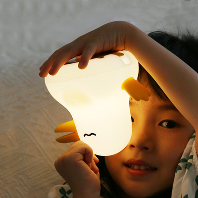 Qiyi Bird Lámpara de silicona de doble tono de luz de protección ocular Actividad nocturna de luz con regalo de mano
