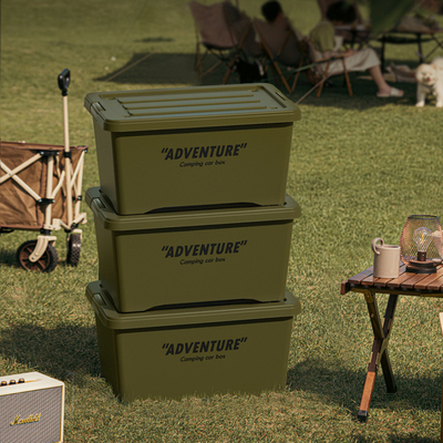 Logotipo personalizado Caja de almacenamiento para casa de picnic de gran capacidad para acampar al aire libre y regalo de empresa