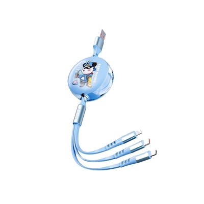 Space Bear 1 a 3 Cable telescópico de carga rápida compatible con varias marcas