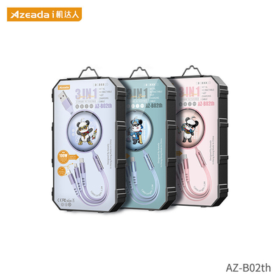 Space Bear 1 a 3 Cable telescópico de carga rápida compatible con varias marcas