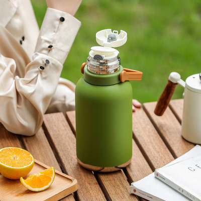 Actividades Botella de agua portátil de acero inoxidable 316 1200ml Pot de té estufado aislado