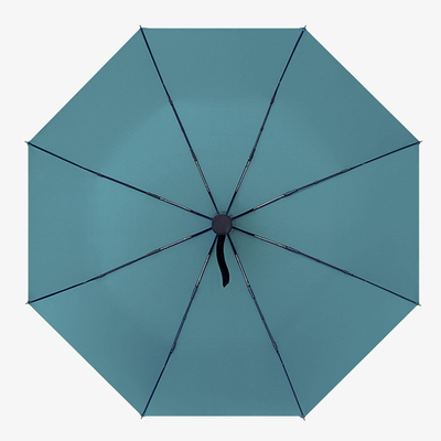 Logotipo del cliente Paraguas plegable de ocho huesos para lluvia y clima