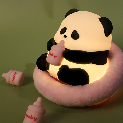 Flower Panda Night Light Carga por USB Atmosfera Luz para fertilización agrícola