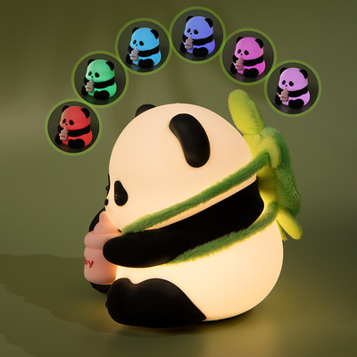 Flower Panda Night Light Carga por USB Atmosfera Luz para fertilización agrícola