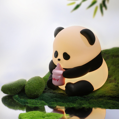 Flower Panda Night Light Carga por USB Atmosfera Luz para fertilización agrícola
