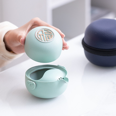 Fulu Ruyi KuaiKe Cup Set Tazas de té de cerámica gruesa para escenarios de uso en hoteles y resorts