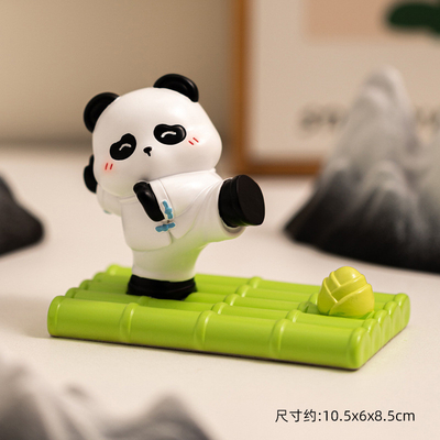 - Chic Kung Fu Panda soporte para teléfono móvil el regalo perfecto para el Festival de Barcos del Dragón