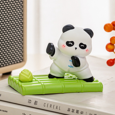 - Chic Kung Fu Panda soporte para teléfono móvil el regalo perfecto para el Festival de Barcos del Dragón