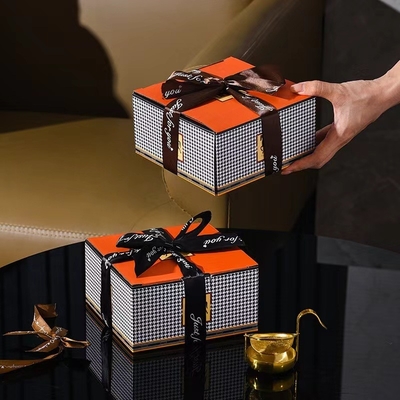 Capa de maquillaje de caja de regalo portátil impresa con pantalla de seda perfecta para promocionar su negocio