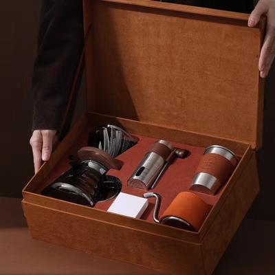 Productos de oficina Velvet Business World Caja de regalo para cafetera para la industria agrícola