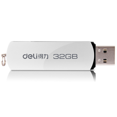 1 Impresión de gráficos a color Mini USB Flash Drive con diseño de anillo de llave giratoria