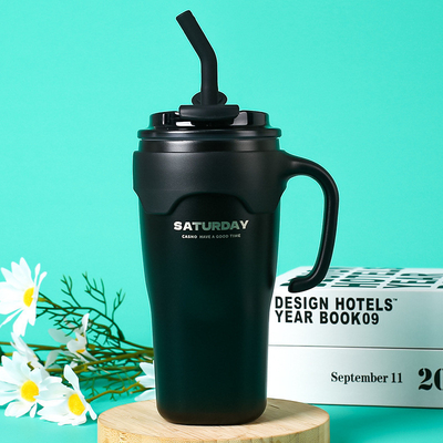 Gran capacidad portátil de bebida doble taza de café Actividad regalo con alto valor estético