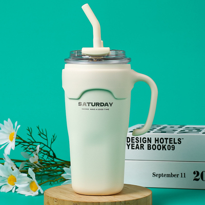Gran capacidad portátil de bebida doble taza de café Actividad regalo con alto valor estético