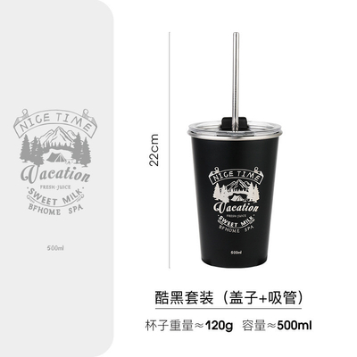 Logotipo personalizado Taza portátil de acero inoxidable para actividades al aire libre y relaciones con ex alumnos