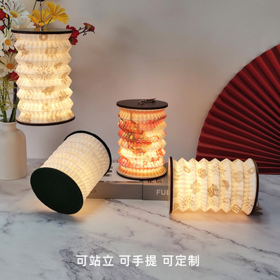 Experimenta la belleza de las linternas chinas con nuestro regalo de lámpara de acordeón plegable