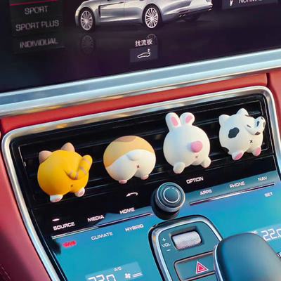 Decoración de automóviles llamativa Corgi Fuerte salida de aire Aromaterapia para regalos de &quot;gracias&quot;