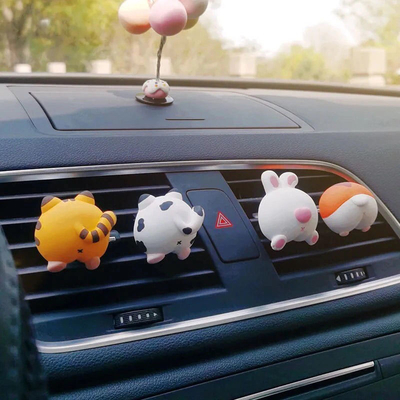 Decoración de automóviles llamativa Corgi Fuerte salida de aire Aromaterapia para regalos de &quot;gracias&quot;