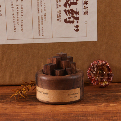 Aromaterapia personalizada Aceite esencial de madera de fragancia expandida con impresión a color