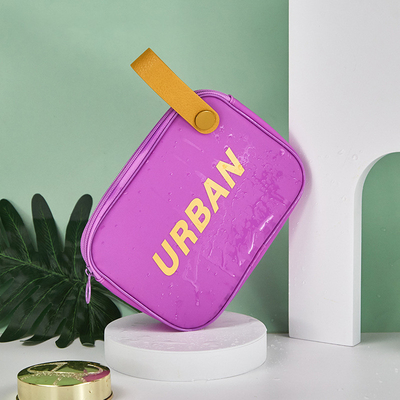 Bolso de lavado portátil de dulces de verano para viajes Bolso de almacenamiento de maquillaje a prueba de agua Logotipo del cliente