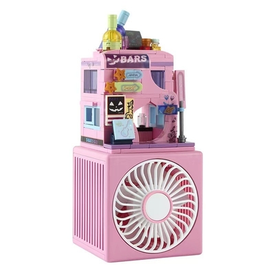 Impresión a color para gráficos 1 color masculino USB pequeño ventilador creativo ventilador de juguete para niños