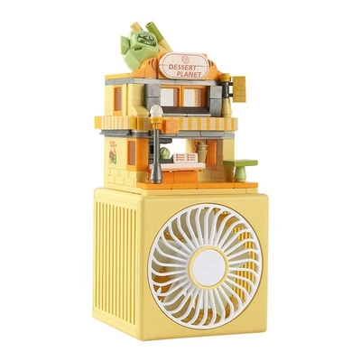 Impresión a color para gráficos 1 color masculino USB pequeño ventilador creativo ventilador de juguete para niños