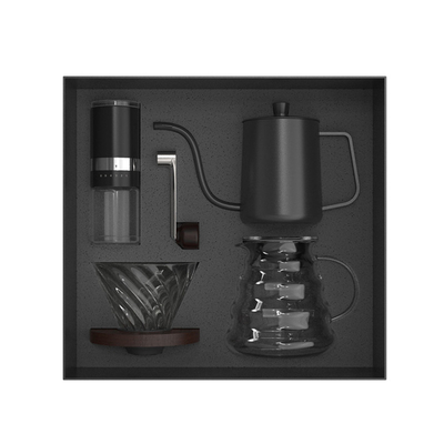 Contenedores de café Conjunto de cuatro para la agricultura de mano elaborada Griller de macetas Funnel compartiendo la taza