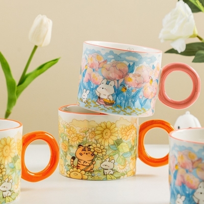 Técnicas de impresión de serigrafía U Creative Cup Gift Box Set para un espacio de vida único