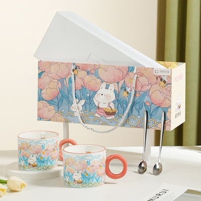 Técnicas de impresión de serigrafía U Creative Cup Gift Box Set para un espacio de vida único
