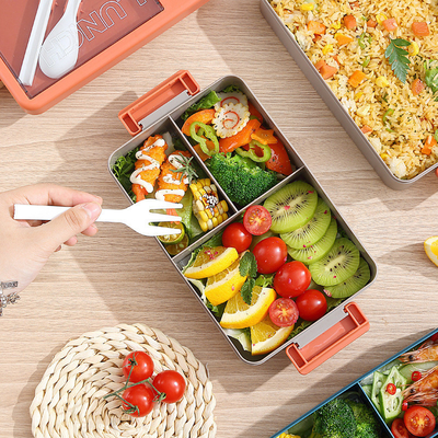 Empleado de la agricultura regalo de horno de microondas japonés caja de almuerzo con alto valor estético