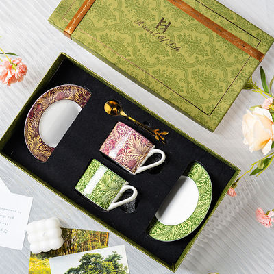 Un par de regalos Cerámica Diseño de taza de té Senso Taza de pareja Taza de agua de pareja con la mano Taza regalo