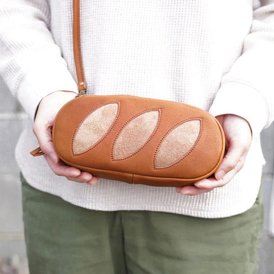 El día de los necios de abril maquillaje de textura bolsa de almacenamiento dulce pequeña bolsa de pan para actividades