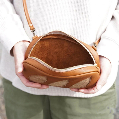 El día de los necios de abril maquillaje de textura bolsa de almacenamiento dulce pequeña bolsa de pan para actividades