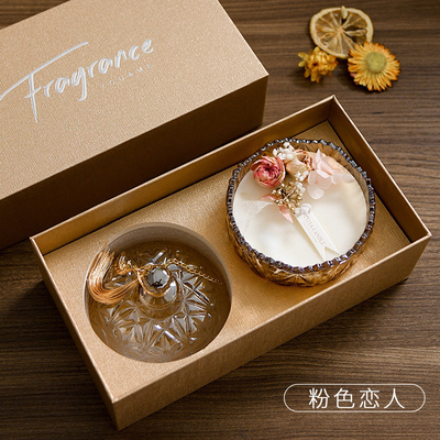 Conjunto de regalos de cumpleaños para mujeres de élite Regalos de mano y caja de aromaterapia Día de San Valentín