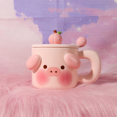 Taza de cerámica con tapa Sorprende a tu mejor amiga en su cumpleaños