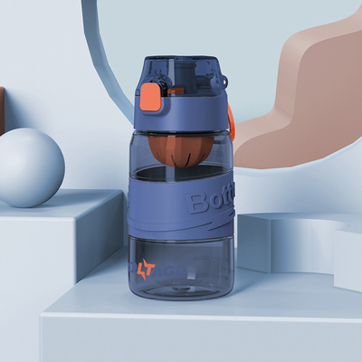 Botella de agua de fitness de 500 ml Diseño portátil y anticaídas Ideal para actividades de empresa