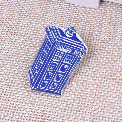 Cerradura de botella de plástico Cerradura de regalo de casa azul colgante DIY accesorios Cerradura de metal
