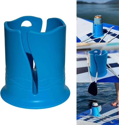 Artesanías de resina azul Kayak soporte de bebida para tabla de surf y botella de agua 2024 idea de regalo