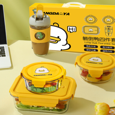 Caja Bento aislada de vidrio para las necesidades del usuario final de hotel y resort